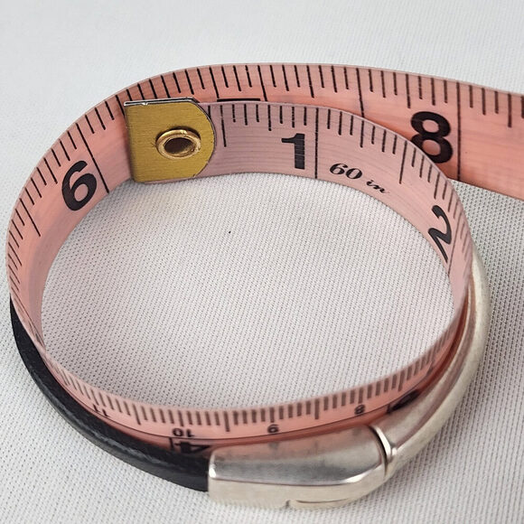 My Wristy Business Sterling Silver & Black Magnetic Cuff Bracelet - Picture 7 of 7